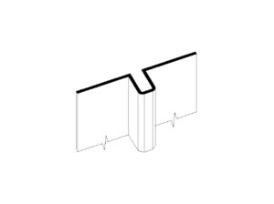 Алюминиевый профиль вертикального шва SP-5.11